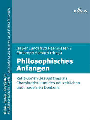 cover image of Philosophisches Anfangen